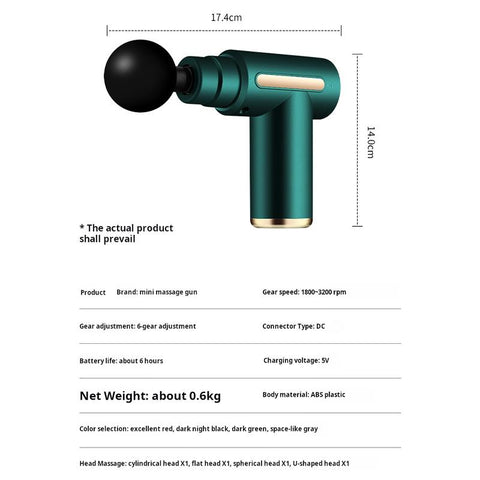 Professional Deep Tissue Massage Gun – Portable High Torque Muscle Massager for Back, Neck & Body