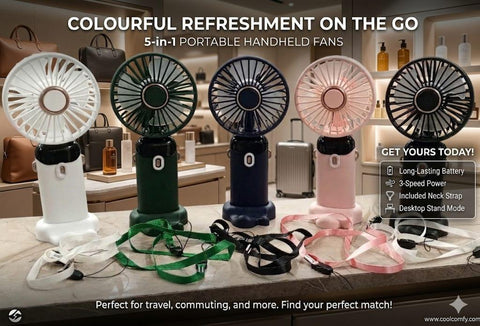 Foldable USB Neck Hanging Fan