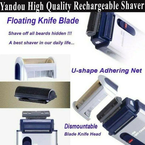 Yandou SV-W301U Rechargeable Shaver & Beard Trimmer – Professional Men's Grooming Machine