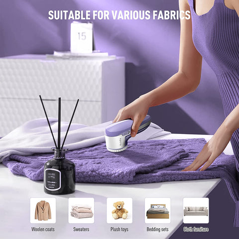 Electric Lint Remover – Portable Fabric Shaver for Clothes, Sweaters, Wool & Upholstery