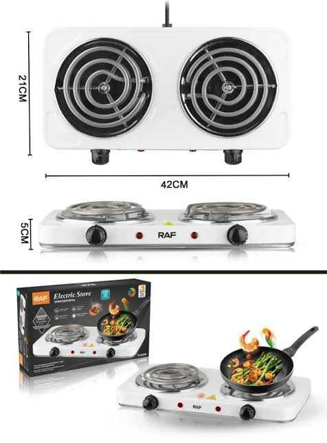 Double Electric Stove – Dual Burner Hot Plate for Home & Kitchen