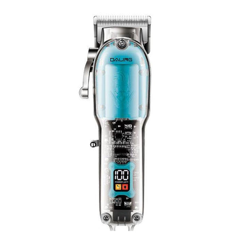 Daling Transparent Hair Trimmer – Cordless Rechargeable Barber Hair Cutting Machine