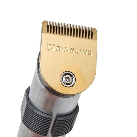 Dingling RF-608B Rechargeable Hair & Beard Trimmer – Professional Grooming Machine with Charging Base