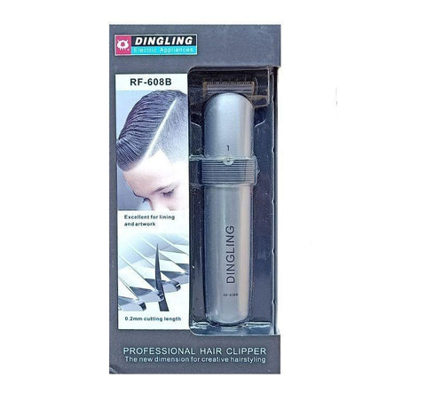 Dingling RF-608B Rechargeable Hair & Beard Trimmer – Professional Grooming Machine with Charging Base