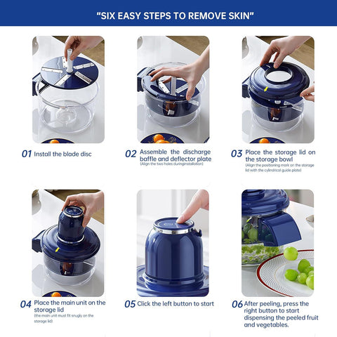 Automatic Electric Fruit Peeler – Quick & Effortless Peeling Machine for Fruits & Vegetables