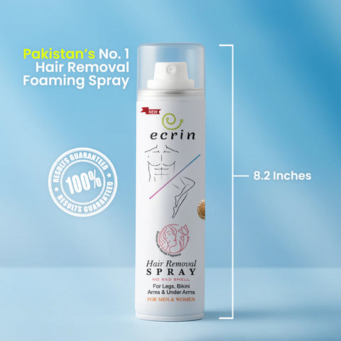 Ecrin Hair Removal Foaming Spray 200ml – Advanced Formula with Refreshing Fragrance