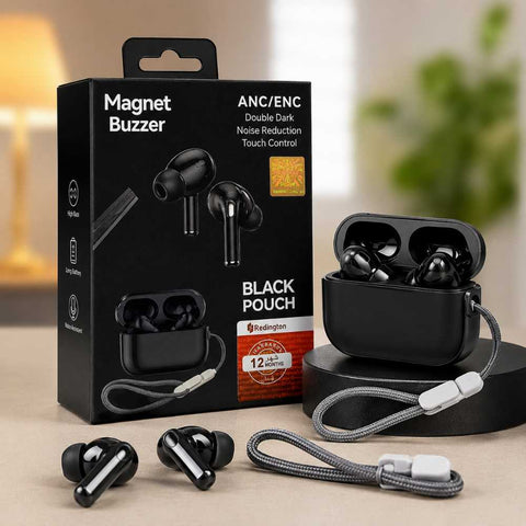 Magnet Buzzer ANC/ENC Bluetooth 5.3 Wireless Earbuds
