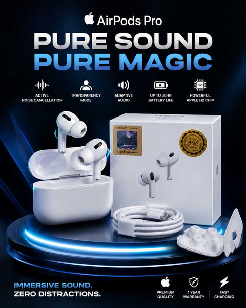 ANC TWS Wireless Earbuds – Pro Style Bluetooth Earbuds with Type-C Charging & Touch Control