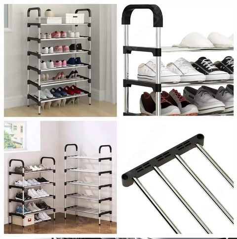 5 Layer Stainless Steel Shoe Rack