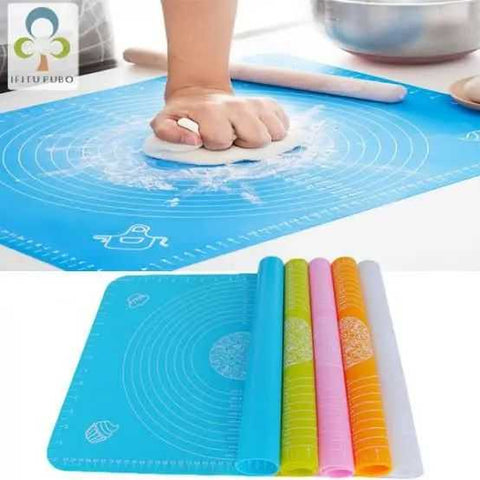 Silicone Baking Roti Mat with Measurements – Non-Stick Dough Rolling Pad