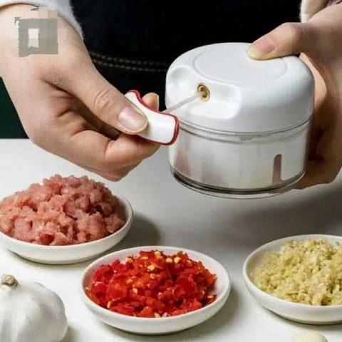 Mini Speedy Garlic & Vegetable Chopper – Manual Hand-Pull Food Processor