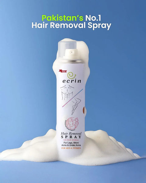 Ecrin Hair Removal Foaming Spray 200ml – Advanced Formula with Refreshing Fragrance