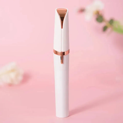 Eyebrow Trimmer White Color Flawless Rechargeble