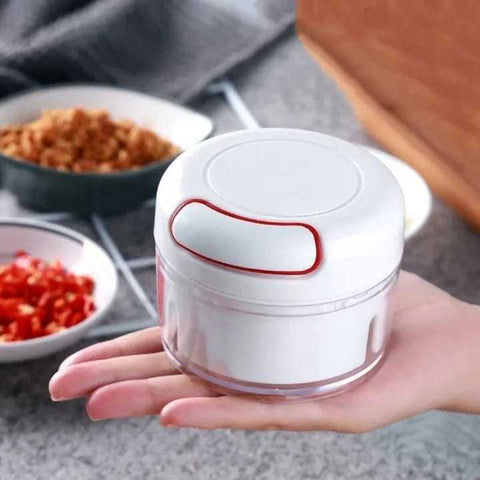Mini Speedy Garlic & Vegetable Chopper – Manual Hand-Pull Food Processor