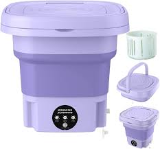Portable Mini Folding Washing Machine – Compact Collapsible Laundry Machine for Clothes