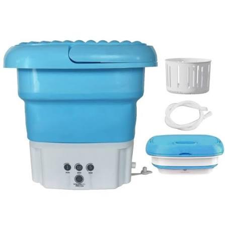 Portable Mini Folding Washing Machine – Compact Collapsible Laundry Machine for Clothes