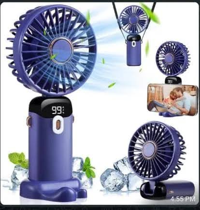 Foldable USB Neck Hanging Fan