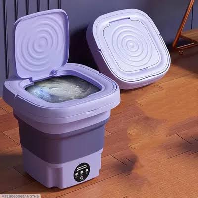 Portable Mini Folding Washing Machine – Compact Collapsible Laundry Machine for Clothes