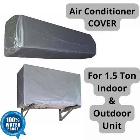 1.5 Ton Waterproof AC Cover – Indoor & Outdoor Dust Protection