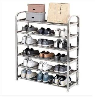 5 Layer Stainless Steel Shoe Rack
